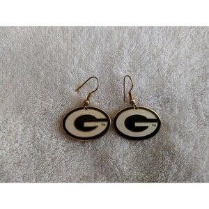 Vintage Green Bay Packers Logo NFLP 1997 Drop Earrings Imprinted Products